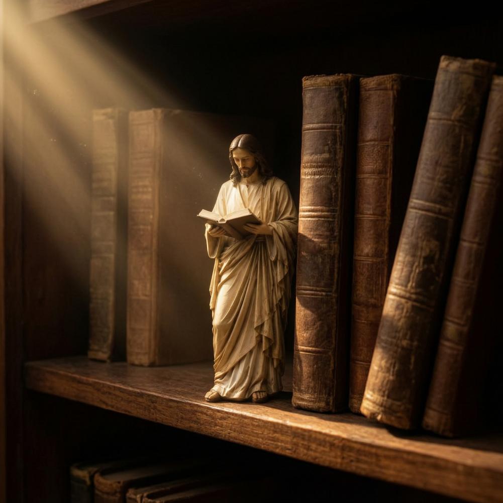 Vintage Collectible Books - Harsen beeldjes Decoratieve verzamelbeelden Jezus die