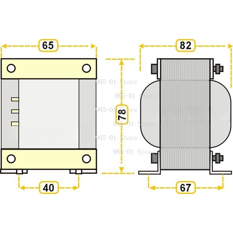 Tube Amplifier Part - 120W HiFi-stroomtransformator Single-Ended buizenversterker Voorversterker Voeding
