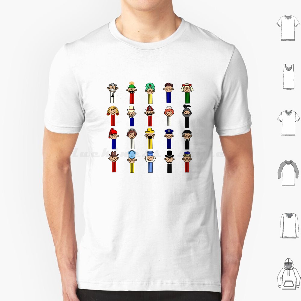 Vintage Toys Collector - Pal Patroon T-shirt groot formaat 100%