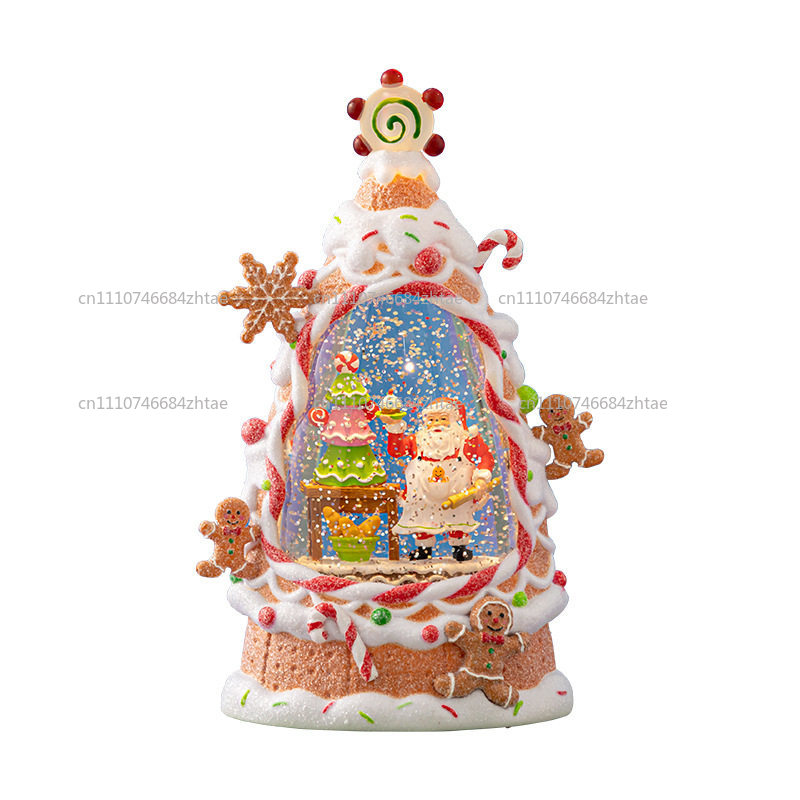 Vintage Collectible Santa - Kerstlantaarn decoratie in vintage stijl, geanimeerde