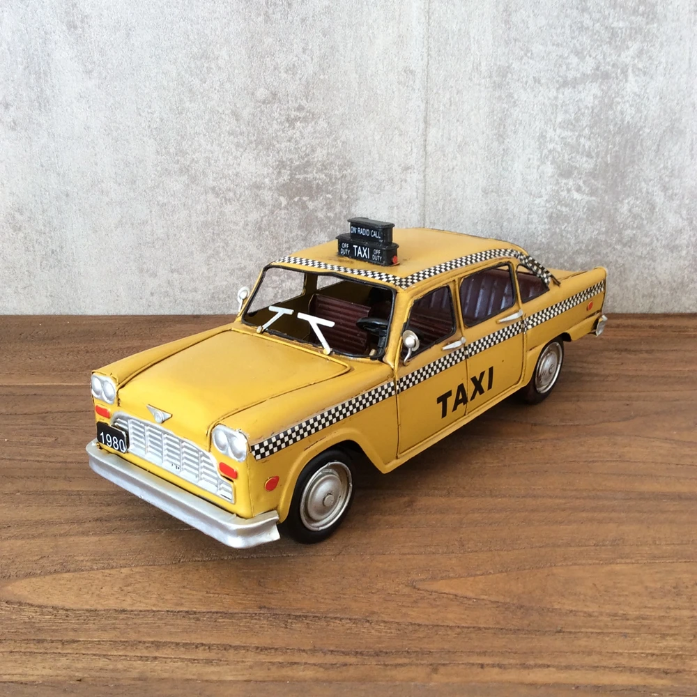 Vintage Collectible Tins - Klassieke Amerikaanse Taxi Model Oldcar Vintage