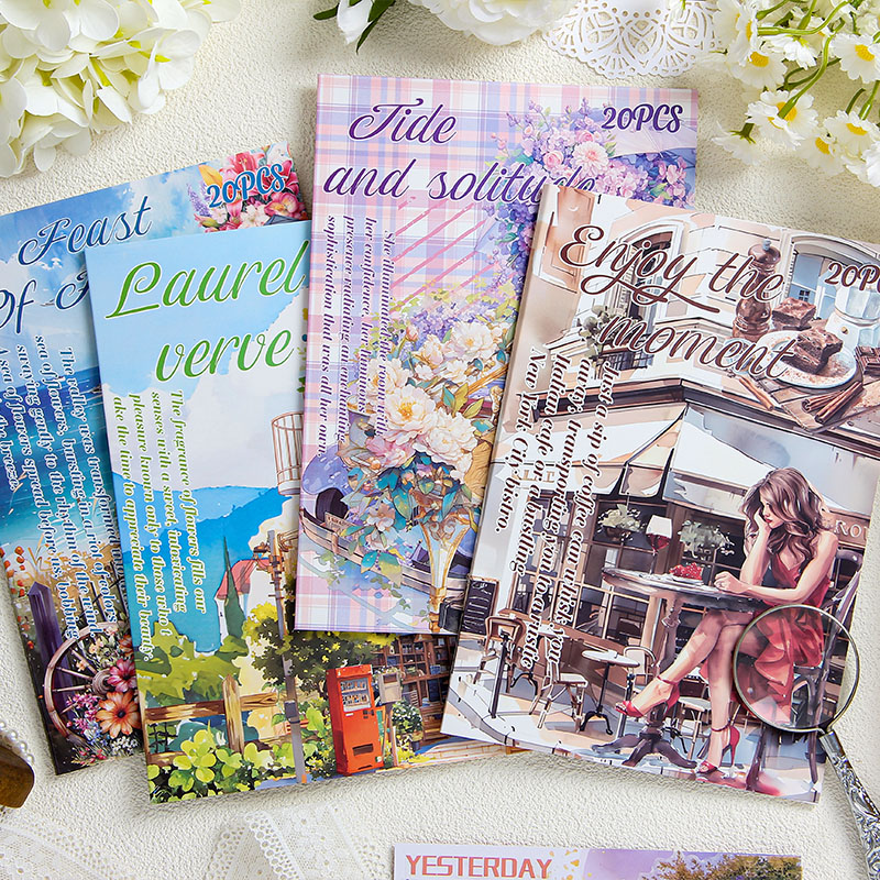 20 stks/boek PET Stickers boek - Vintage Collectible Books recensie en prijs