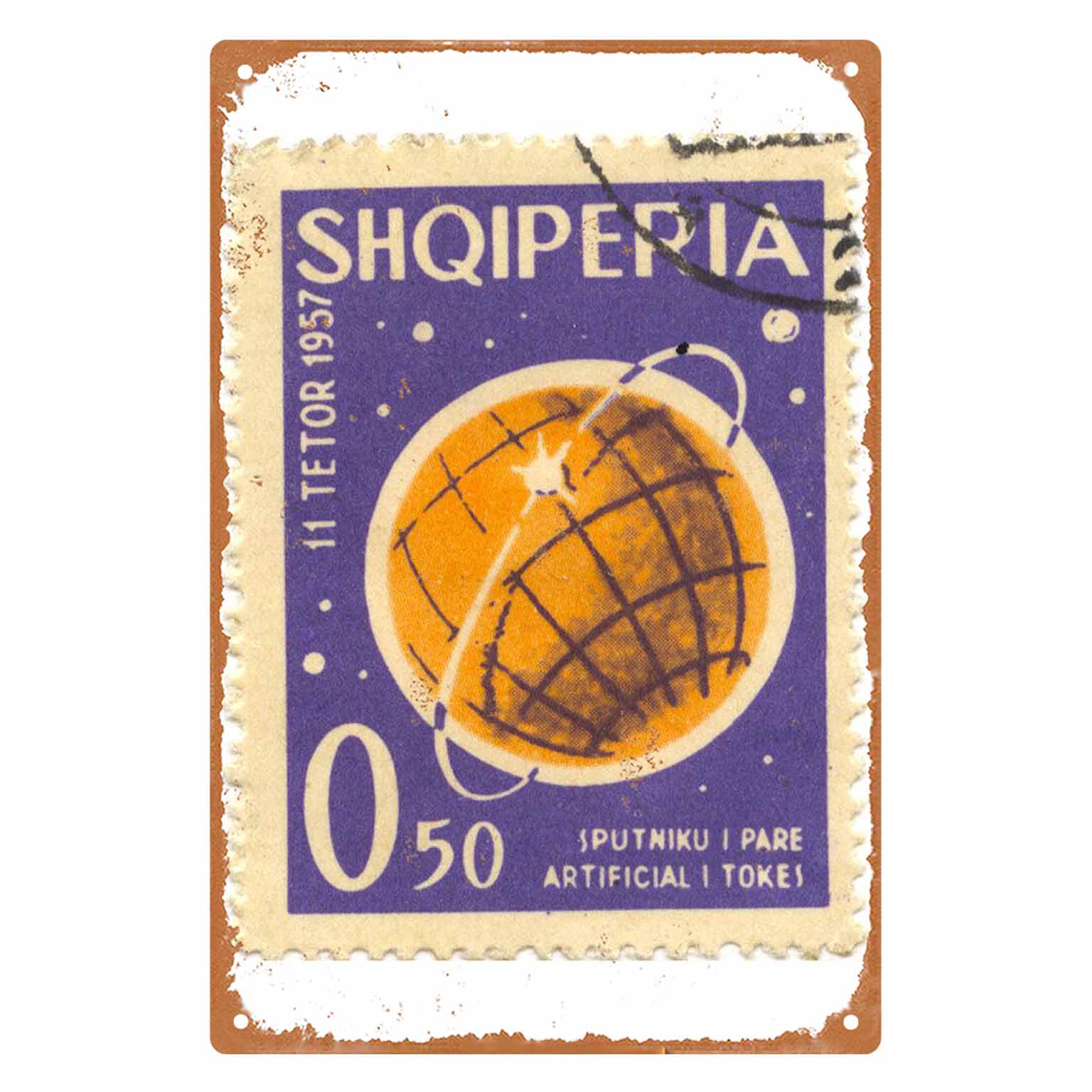 2D FLAT 1pc Vintage Albanië 19 - Collectible Vintage Postage Stamps recensie en prijs