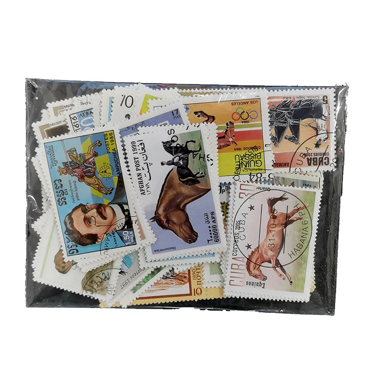 100 verschillende paardenzegel - Collectible Vintage Postage Stamps recensie en prijs