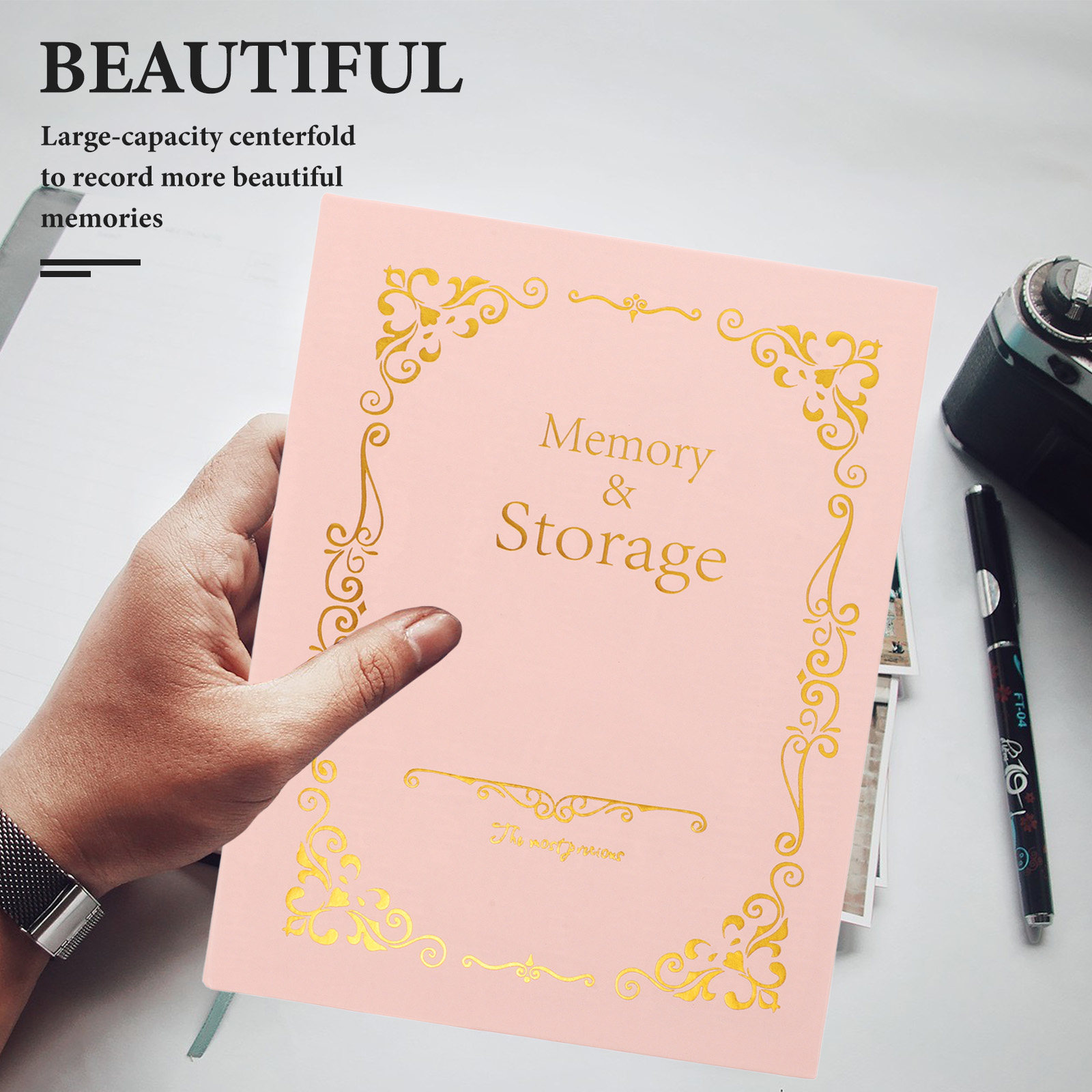 Goudfolie bedrukt fotoalbum, E - Vintage Collectible Stamps recensie en prijs