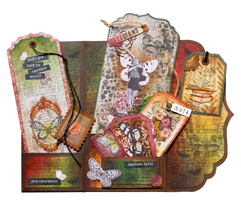 Tag Envelop Grunge Collectie V - Vintage Collectible Stamps recensie en prijs