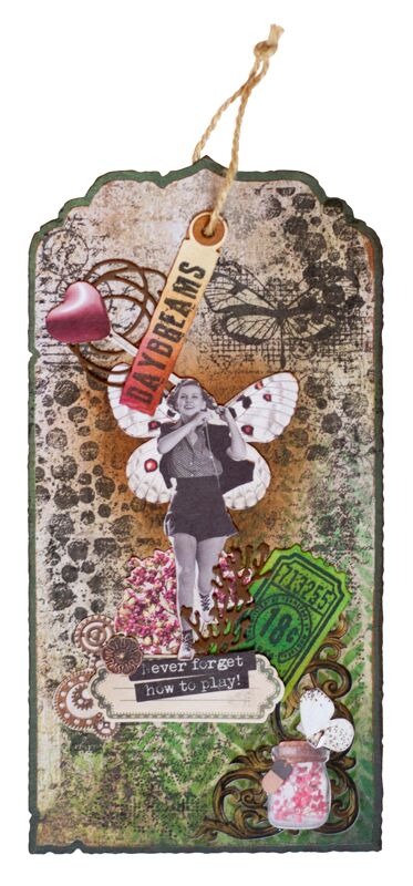 Tag Envelop Grunge Collectie V - Vintage Collectible Stamps recensie en prijs