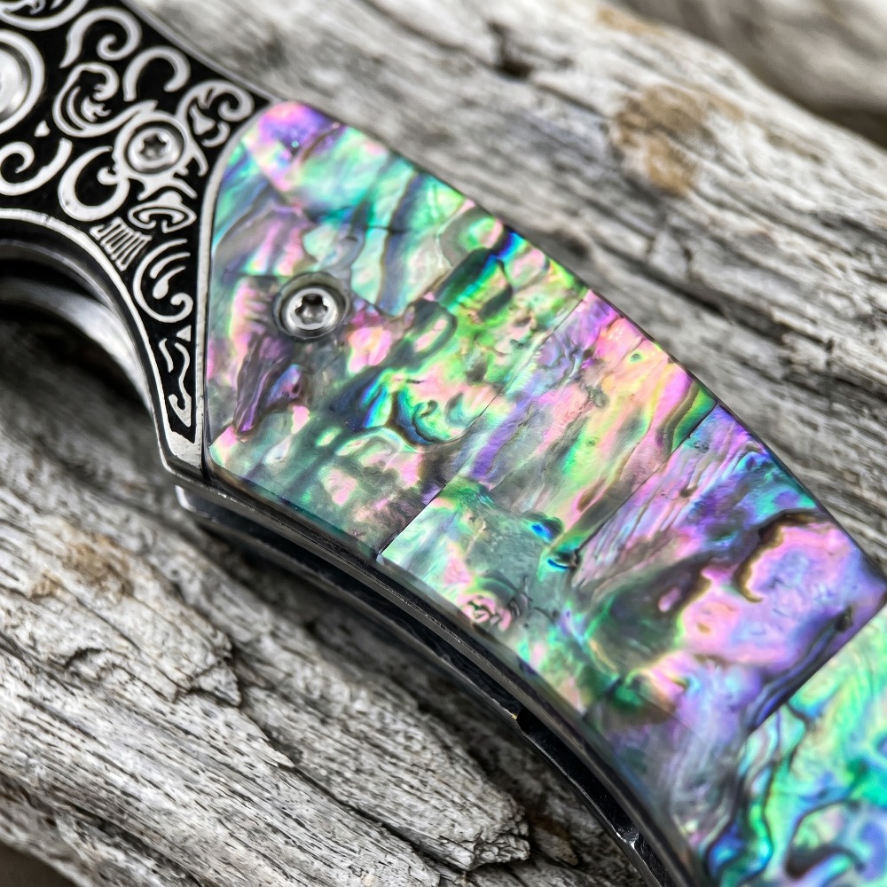 Nieuw vintage Damascus patroon - Vintage Collectible Knives recensie en prijs