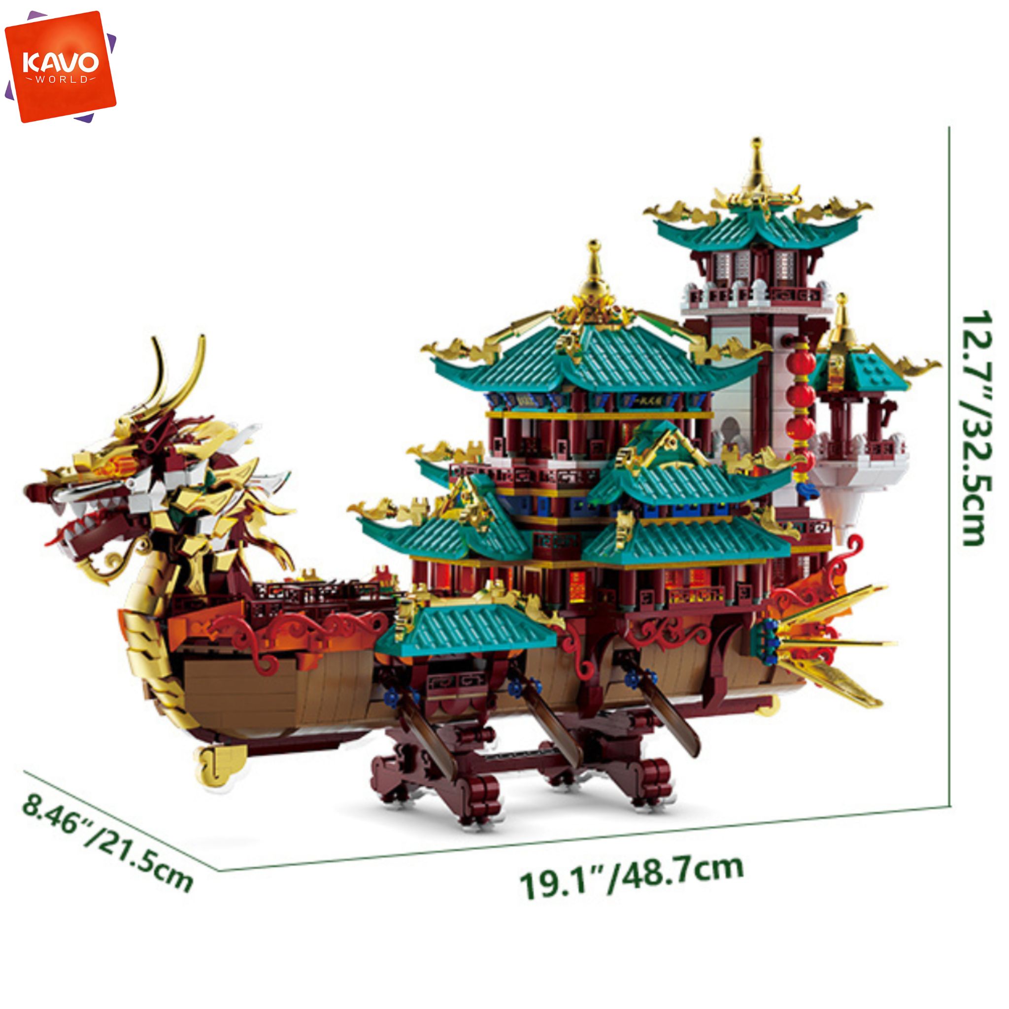 KAVOWORLD 2453-delige Drakenbo - Vintage Toys Collector recensie en prijs