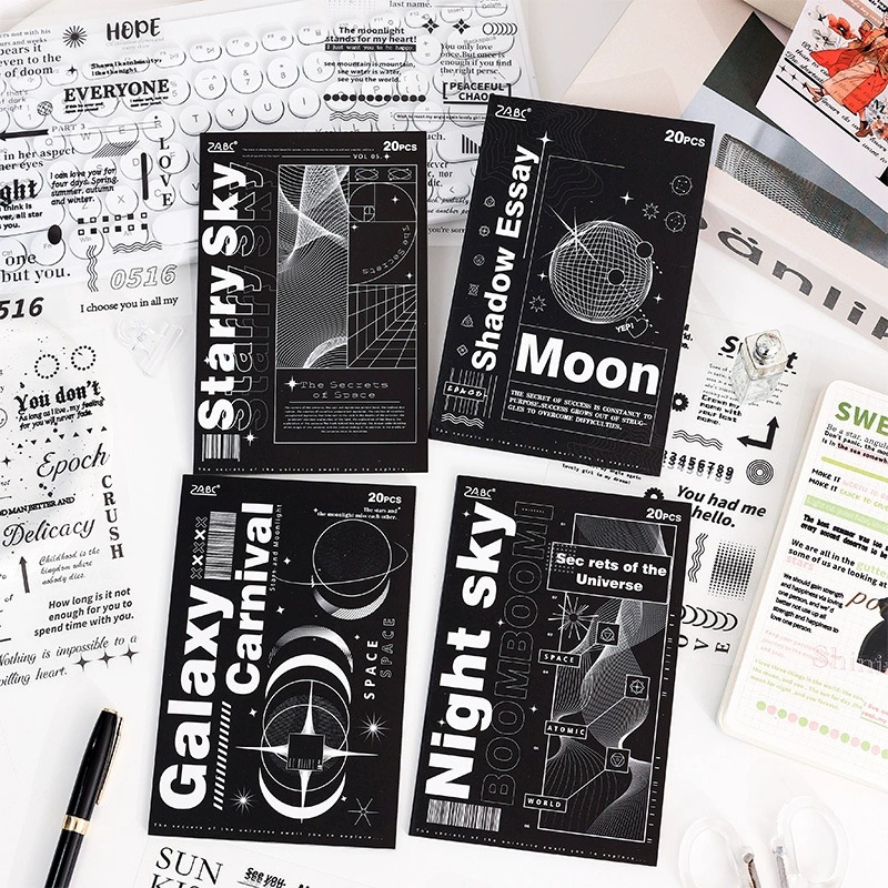 Vintage tekststickerboek 20 st - Vintage Collectible Books recensie en prijs