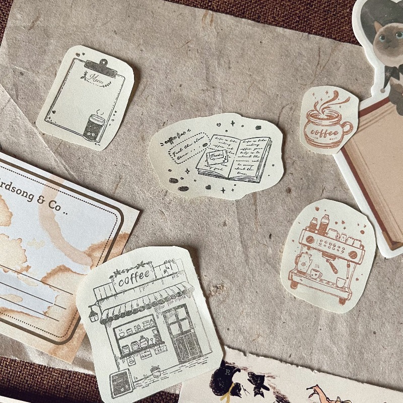 Maanlicht INS Vintage Koffie T - Vintage Collectible Stamps recensie en prijs