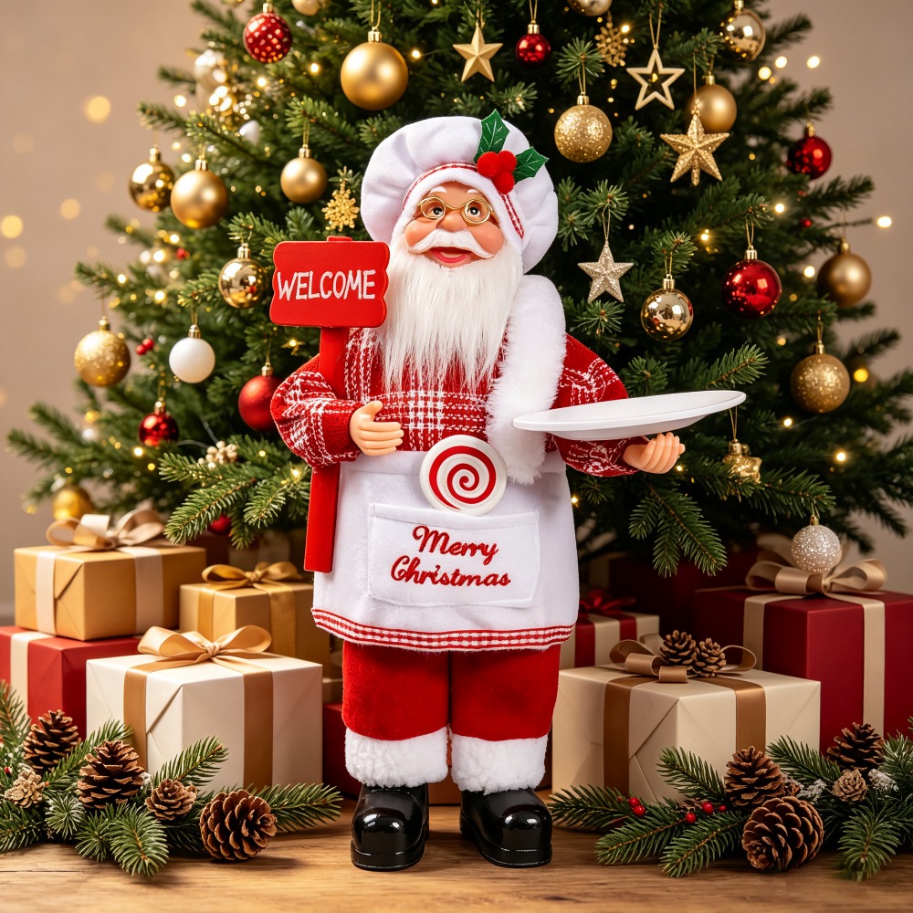 Een kersttafeldecoratie in de  - Vintage Collectible Santa recensie en prijs
