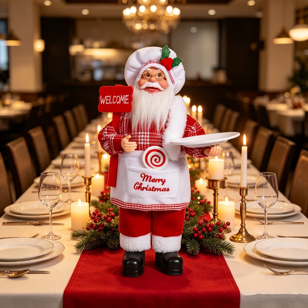 Een kersttafeldecoratie in de  - Vintage Collectible Santa recensie en prijs
